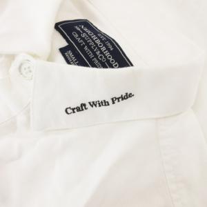 NEIGHBORHOOD シャツ 刺繍 長袖 S 白 ホワイト /HO 0428 GY12 AA