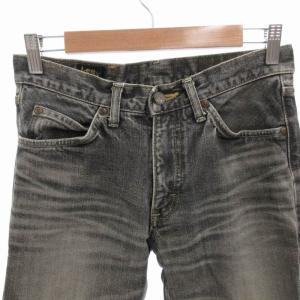 LEE デニムパンツ ジーンズ ストレート ジップフライ 28×33 黒 ブラック /HO 0428 GY12