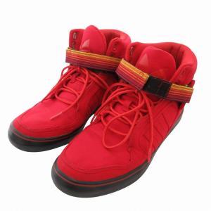 adidas アディライズ スニーカー シューズ ハイカット ベルクロ 27cm 赤 レッド G47869 /FF GY12