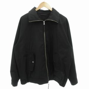 TK. 梳毛調TRスタンドブルゾン ジャケット ジップアップ L 黒 ブラック 170-52109 /GV