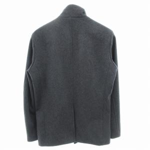 TAKEO KIKUCHI TK. タグ付き NOBILIAメルトンスタンドブルゾン コート ショート カシミア混 L グレー 170-57203