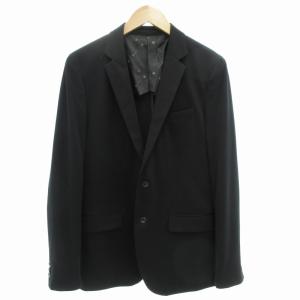 TK. モクロディジャケット テーラード ブレザー シングル 2B センターベント L 黒 ブラック 170-46800