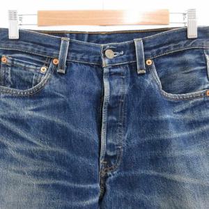 Levi's 501 デニムパンツ ボタンフライ ボタン裏553 USA製 W30 L32 インディゴブルー