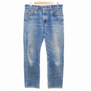 80s 香港製 505-0217 デニムパンツ ボタン裏347 W32 L34 L