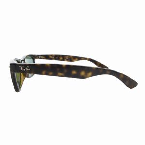Ray-Ban 美品 ニューウェイファーラー サングラス アイウェア メガネ べっ甲調 グリーンレンズ 茶 ブラウン 5218