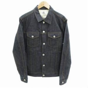 美品 ストレッチデニムジャケット Gジャン 4thタイプ XL インディゴブルー 170-53100 /HO