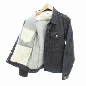TAKEO KIKUCHI 美品 ストレッチデニムジャケット Gジャン 4thタイプ XL インディゴブルー 170-53100 /HO
