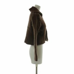 MARNI ニットジャケット ウール 38 ブラウン