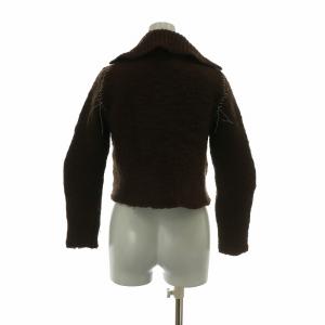 MARNI ニットジャケット ウール 38 ブラウン