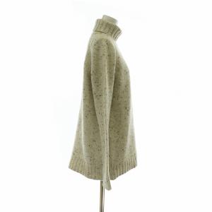 CELINE ニット プルオーバー ウール タートルネック S アイボリー