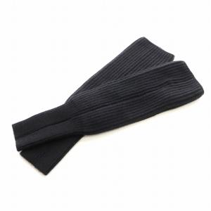 アームウォーマー カシミヤ ウール イタリア製 ブラック P50092K06343