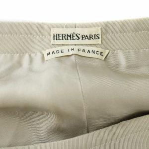 HERMES マルジェラ期 ラップスカート 38 グレー