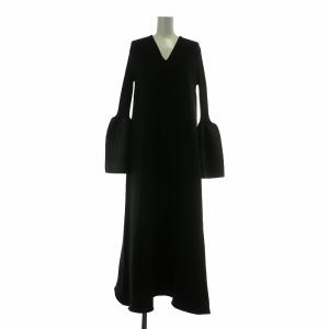 POTTERY GLITTER LONG BELL SLEEVE FLARE DRESS