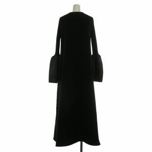 CFCL POTTERY GLITTER LONG BELL SLEEVE FLARE DRESS