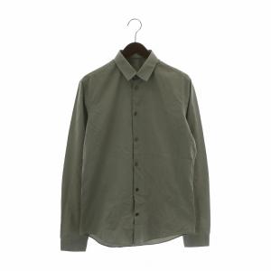 イタリア製 シャツ 長袖 40 L グレー /XZ GY19