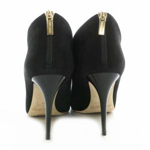 JIMMY CHOO ブーツ ブーティ スエード レザー ヒール イタリア製 ジップフライ 36 23.0 黒 ブラック /MP