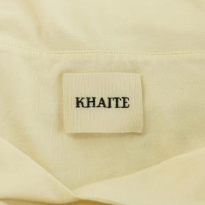 KHAITE ボディースーツ カットソー 長袖 シャーリング XS アイボリー /XZ GY19