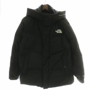 ダウンジャケット DRYVENT ドライベント フード ロゴ刺繍 M 黒 ブラック /MW GY19