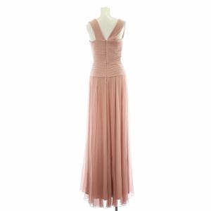 TADASHI SHOJI ドレス カラードレス ロング ノースリーブ シアー シースルー XS ピンク /MW GY19