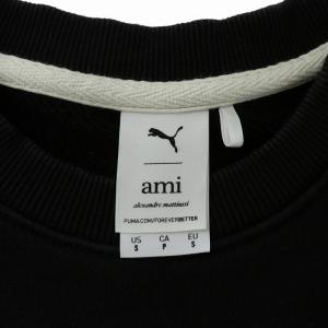 PUMA × アミ AMI Alexandre Mattiussi スウェット トレーナー 長袖 クルーネック ロゴ