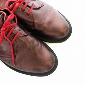 Dr.Martens 英国製 レザーシューズ 靴 3ホール ロゴ 6 25cm 赤 レッド 1461 GY19 /MQ