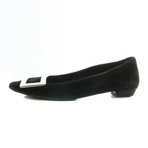 ROGER VIVIER パンプス スエード 36 ブラック