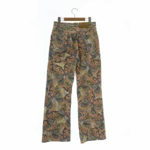 ETRO デニムパンツ ジーンズ フレア ペイズリー柄 総柄 ジップフライ 26 M マルチカラー /XZ GY19