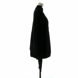 S Max Mara ニット セーター ウール カシミヤ混 L ブラック