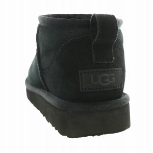 UGG australia クラシックウルトラミニ ムートンブーツ ショートブーツ 箱付き 25cm 黒 ブラック 1116109