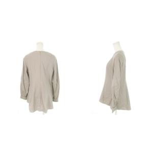 theory luxe 22AW New Saxony Seine サキソニー セットアップ ヘムライン ブラウス 長袖 テーパード