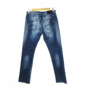 A/X ARMANI EXCHANGE J16 デニムパンツ ジーンズ スリム ストレート ダメージ加工 ストレッチ 30 青 ブルー /CK4