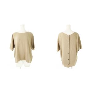 Theory 20SS POWDER CREPE パウダークレープ セットアップ 上下 ブラウス 半袖 フレア ワイドパンツ