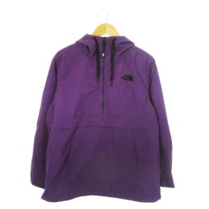 BIG WALL ANORAK アノラックパーカー ハーフジップ ロゴ アウトドア L 紫 パープル NA3BL01C