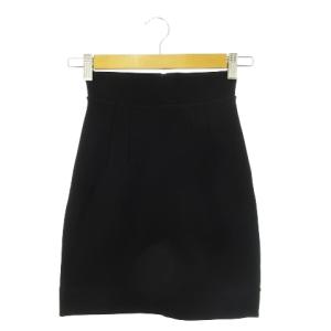 ミニスカート タイト ストレッチ ジャージー素材 小さいサイズ 36 XXXS 黒 ブラック /CK8