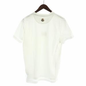 MONCLER 20SS MAGLIA T-SHIRT Tシャツ カットソー 半袖 ete ロゴ 刺繍 M 白 ホワイト
