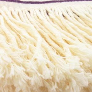 BURBERRY BLUE LABEL ストール マフラー ボーダー フリンジ アシンメトリー ベージュ アイボリー /AH5 GY19