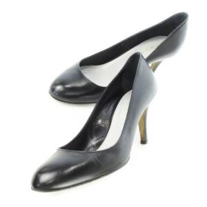 Scarpe Donna Pump パンプス ハイヒール ラウンドトゥ レザー 革 36 23.0cm