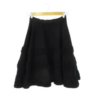 サーキュラースカート 38 ブラック