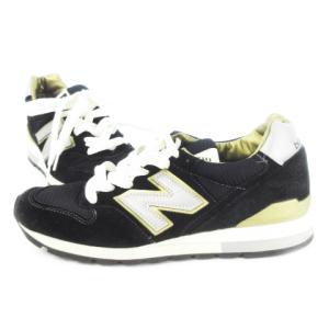 New Balance ML996EK スニーカー 24.5cm ブラック ゴールドカラー