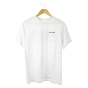 Patagonia Responsibili Tee Tシャツ クルーネック 丸首 半袖 プリント ロゴ アウトドア S 白