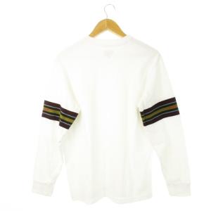 Supreme 18AW Tシャツ パネルストライプ S ホワイト