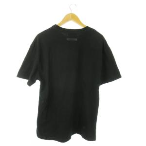 FOG ESSENTIALS Tシャツ カットソー 半袖 ラウンドネック コットン ロゴ M 黒 ブラック /AO12 GY01