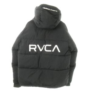 RVCA HOODED MOUNTAIN PUFFER JACKET 中綿ジャケット フーディー ジップアップ ロゴ