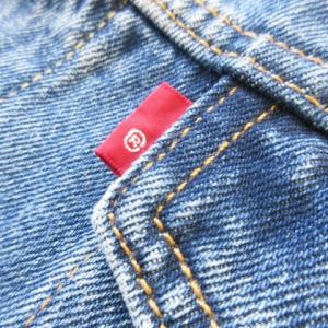 Levi's デニム ジャケット ウォッシュ加工 XL ブルー