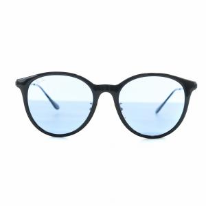 サングラス 眼鏡 めがね ボストン ロゴ カラーレンズ 5519-145 黒 ブラック 青 ブルー RB4334D