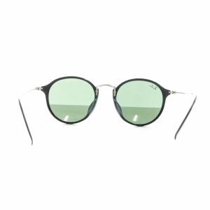 Ray-Ban ROUND FLECK サングラス 眼鏡 めがね カラーレンズ ロゴ 4921-145 シルバー色 黒