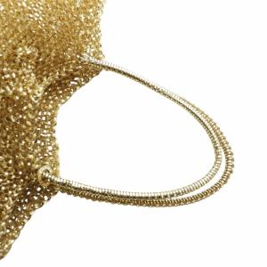 ANTEPRIMA ワイヤーバッグ トートバッグ ハンド ロゴ ゴールド色 GY12 /MQ