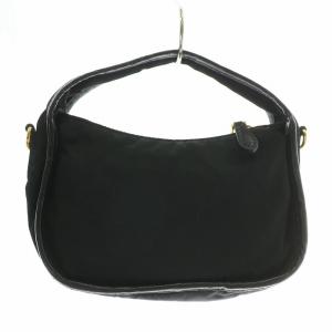 PRADA ハンドバッグ ショルダー 2WAY ナイロン レザー ブラック