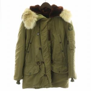 N-3 フライトジャケット REED PRODUCTS実名復刻 L オリーブグリーン