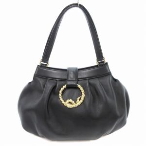 トートバッグ レザー ブラック